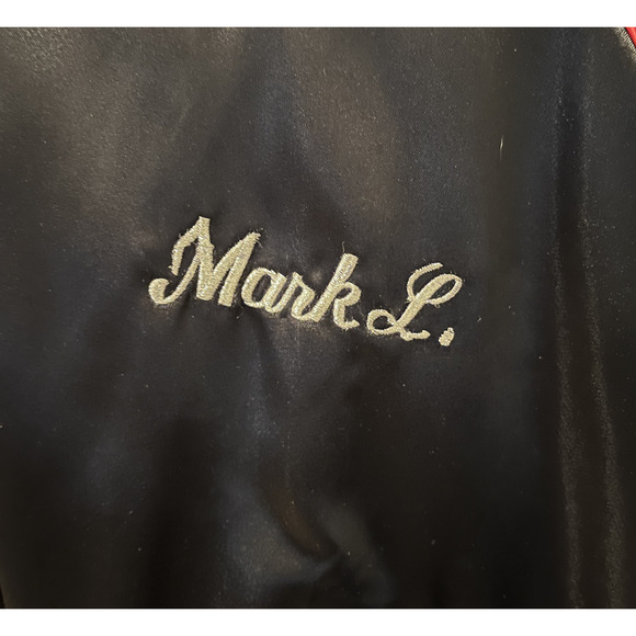 Harlem Nights Paramount Crew Bomber Jacket Mark Lipsky Exec Producer Sz. L - Picture 4 of 7